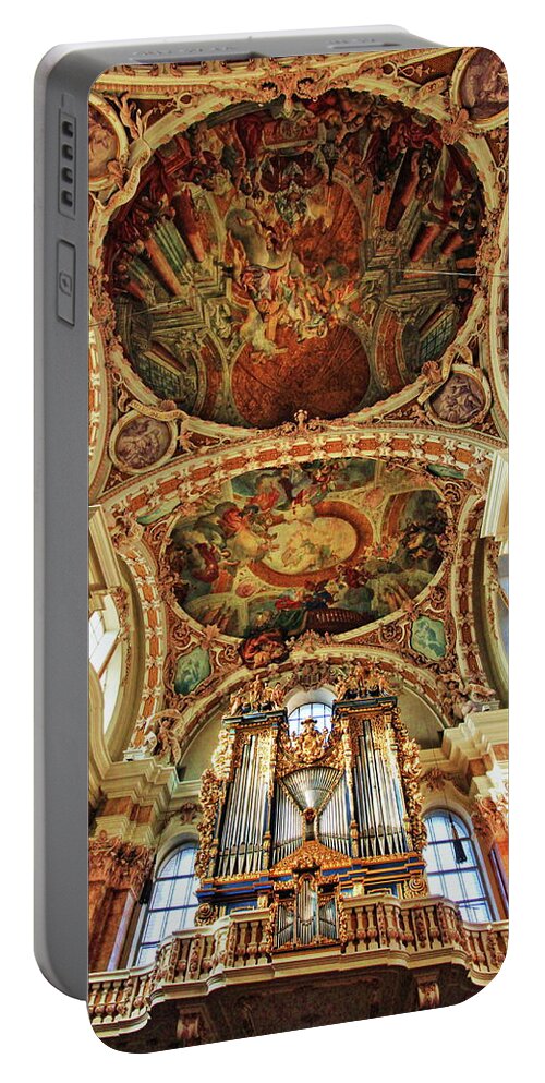 Austria Portable Battery Charger featuring the photograph Innsbruck St. James Cathedral by Daniel Koglin