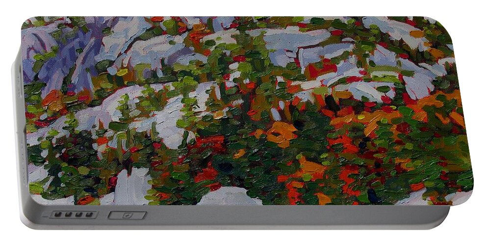 885 Portable Battery Charger featuring the painting Inspirational Killarney by Phil Chadwick