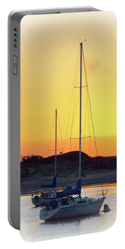 Sunset Portable Battery Charger featuring the photograph Into A Dream by Christina Ochsner