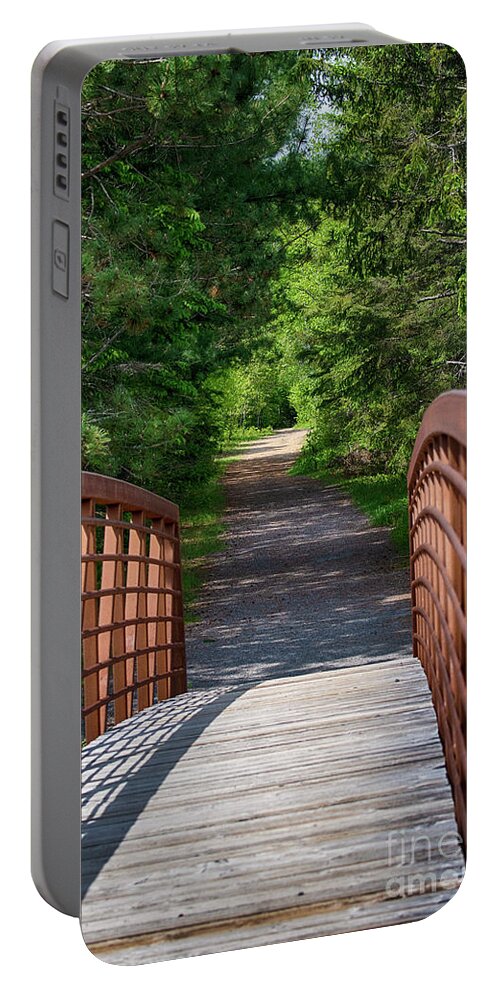 Nina Stavlund Portable Battery Charger featuring the photograph Inviting walk by Nina Stavlund