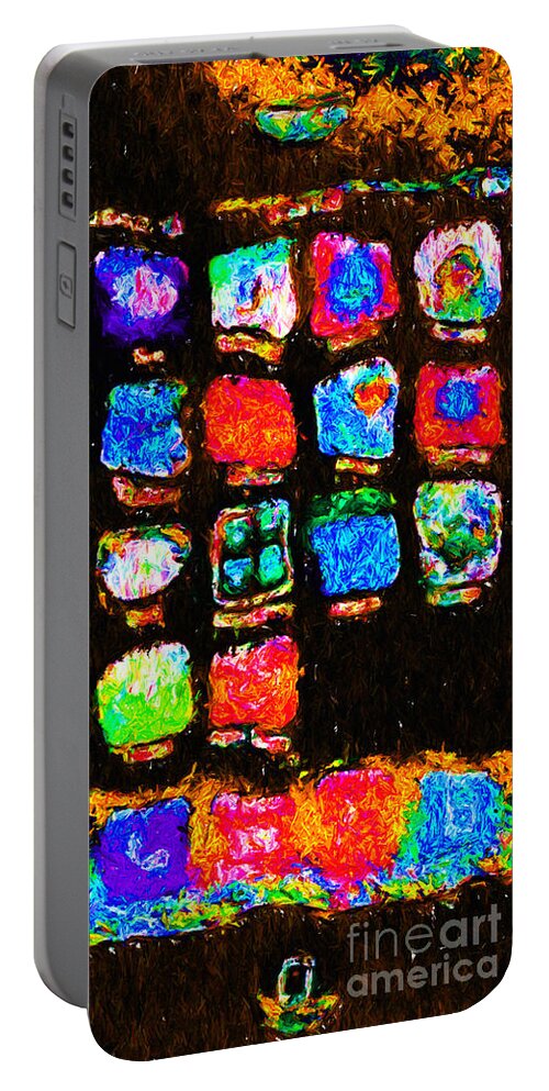 Iphone Portable Battery Charger featuring the photograph Iphone In Abstract by Wingsdomain Art and Photography