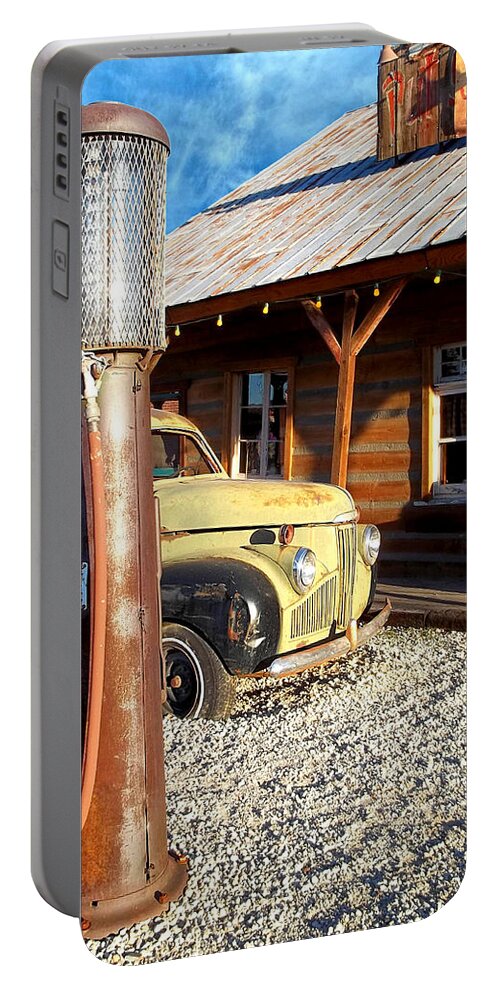 Route 66 Portable Battery Charger featuring the photograph Is That You - Route 66 California by Glenn McCarthy Art and Photography