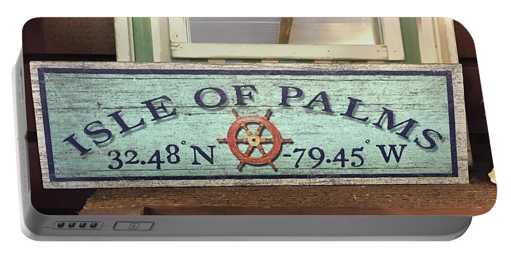 Isle Of Palms Portable Battery Charger featuring the photograph Isle of Palms by Dale Powell
