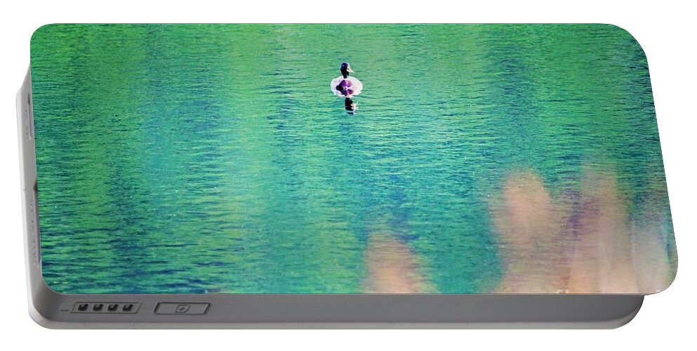 Duck Portable Battery Charger featuring the photograph Its just me by Merle Grenz
