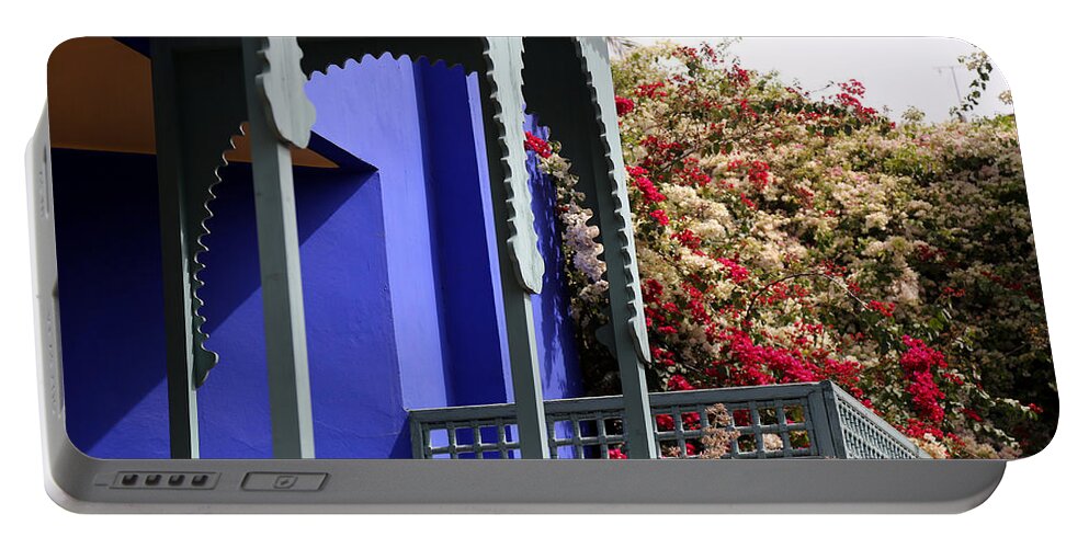 Jardin Majorelle Portable Battery Charger featuring the photograph Jardin Majorelle 3 by Andrew Fare