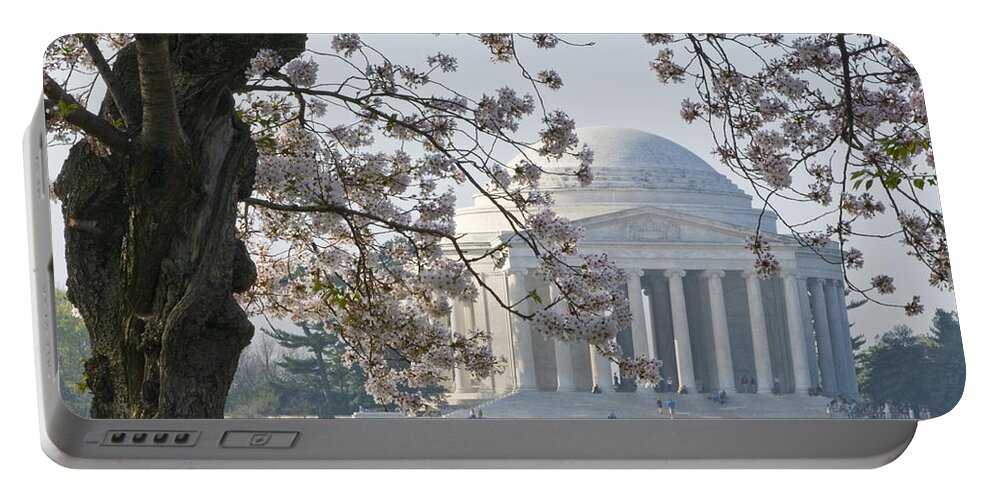 Architecture Portable Battery Charger featuring the photograph Jefferson morning by Brian Green