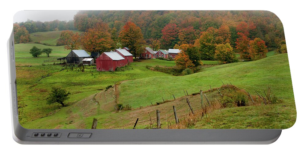No People Portable Battery Charger featuring the photograph Jenne Farm by Brett Pelletier