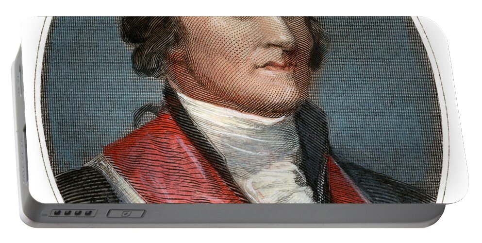 19th Century Portable Battery Charger featuring the drawing John Jay, 1745-1829 by Granger
