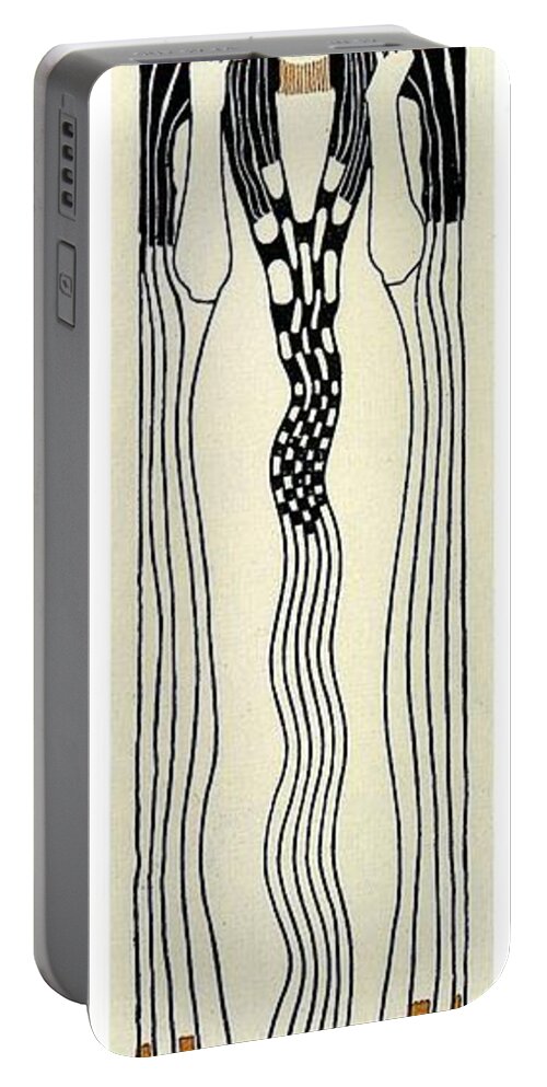 Vintage Portable Battery Charger featuring the mixed media Jung Weiner Theater - Germany - Vintage Advertising Poster by Studio Grafiikka