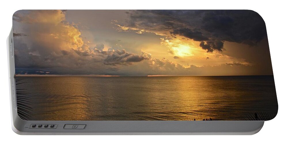 Sun Portable Battery Charger featuring the photograph Just Another Spectacular Florida Summer Sunset by Carol Bradley