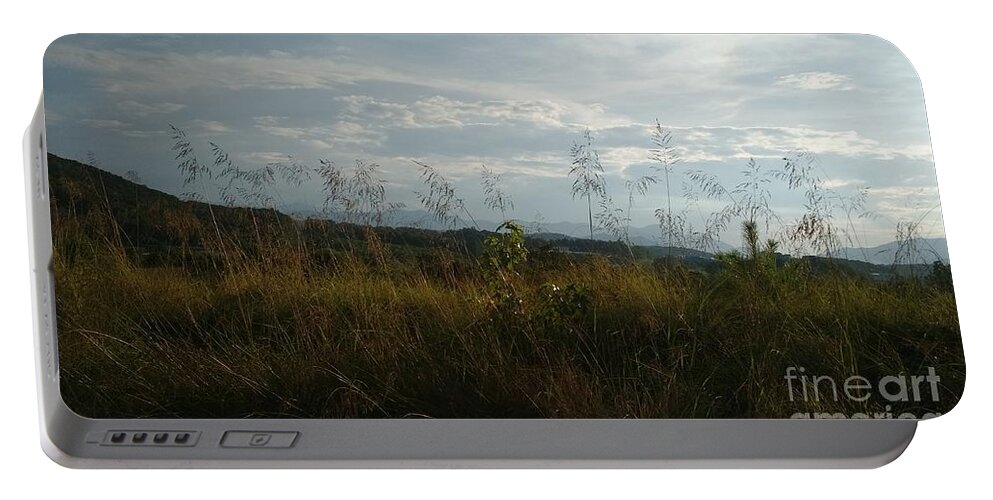 Landscape Portable Battery Charger featuring the photograph Just before Sunset by Anita Adams