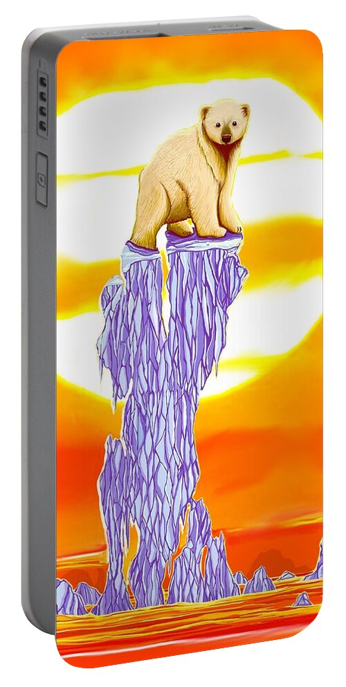 Climate Change Portable Battery Charger featuring the digital art Just My Imagination by Nick Gustafson