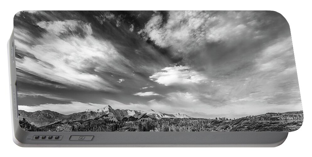 Art Portable Battery Charger featuring the photograph Just the Clouds by Jon Glaser