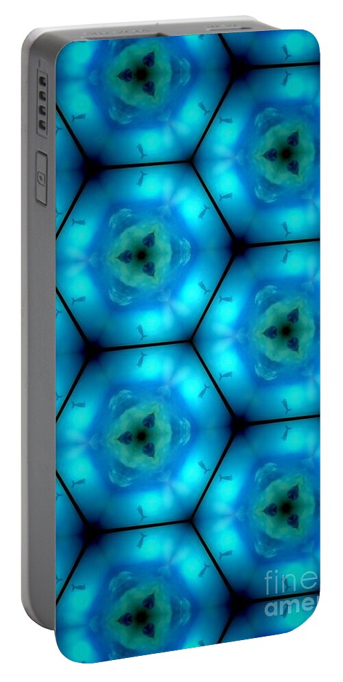 Kalidescope Portable Battery Charger featuring the photograph Kaleidoscope by Elizabeth Hoskinson