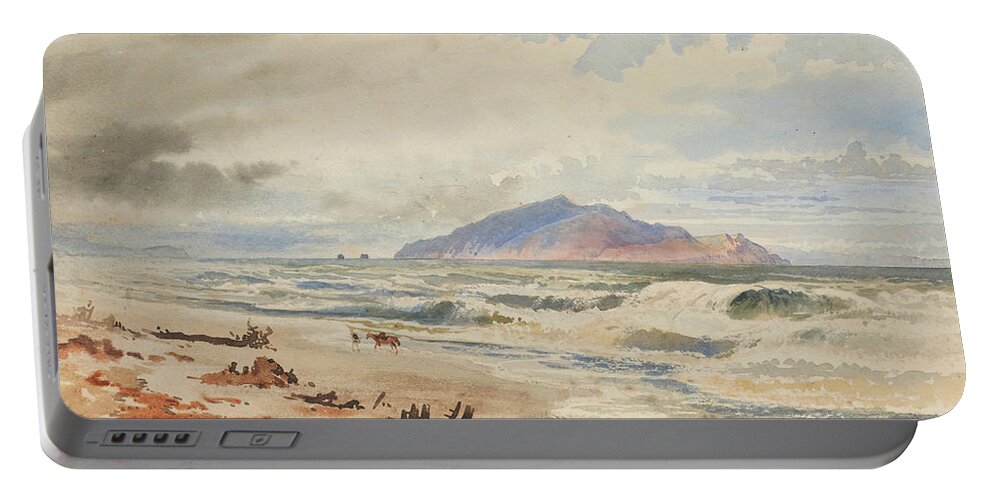20th Century Art Portable Battery Charger featuring the painting Kapiti by Nicholas Chevalier