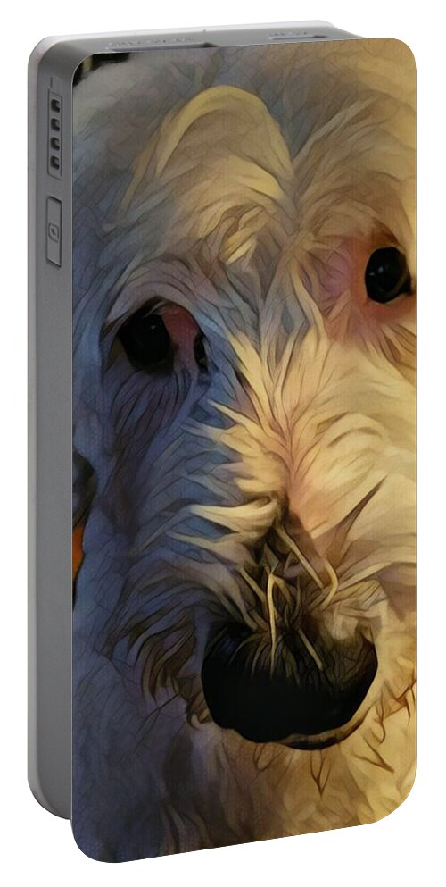 Dog Portable Battery Charger featuring the photograph Katie Jean Lynn by Jodie Marie Anne Richardson Traugott     aka jm-ART