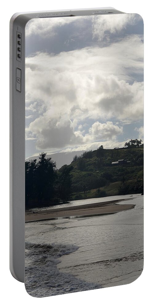 Kauai Portable Battery Charger featuring the photograph Kauai Kahili Beach 2 by Amy Fose