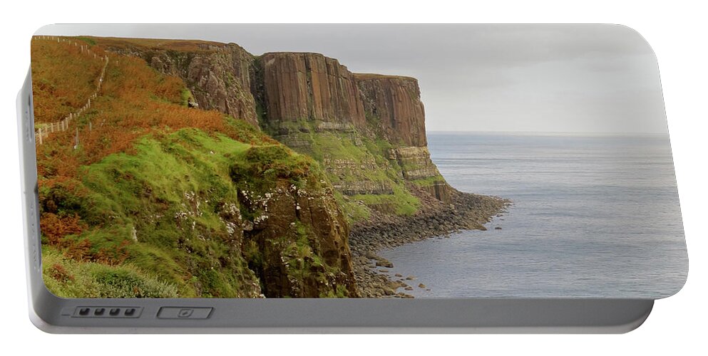 Scotland Portable Battery Charger featuring the photograph Kilt Rock by Azthet Photography