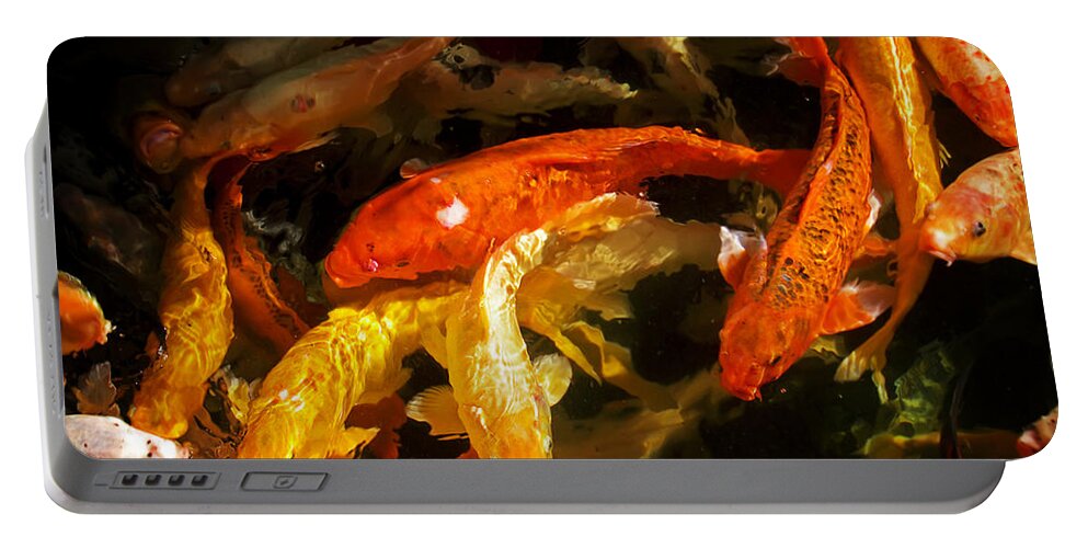 Anastasy Yarmolovich Portable Battery Charger featuring the photograph Koi by Anastasy Yarmolovich