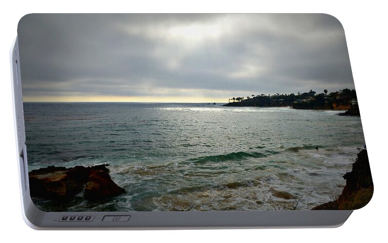 Laguna Beach Portable Battery Charger featuring the photograph Laguna Beach Sunset by Glenn McCarthy Art and Photography