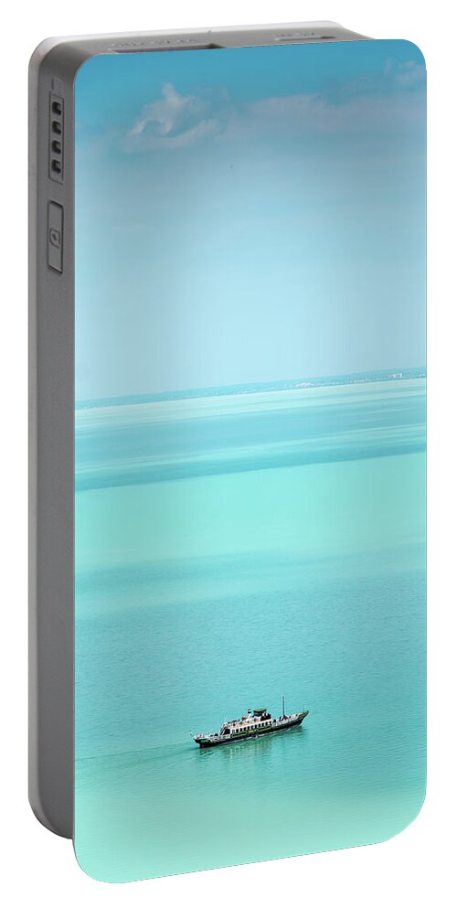 Hungary Portable Battery Charger featuring the photograph Lake Balaton by Steven Richman