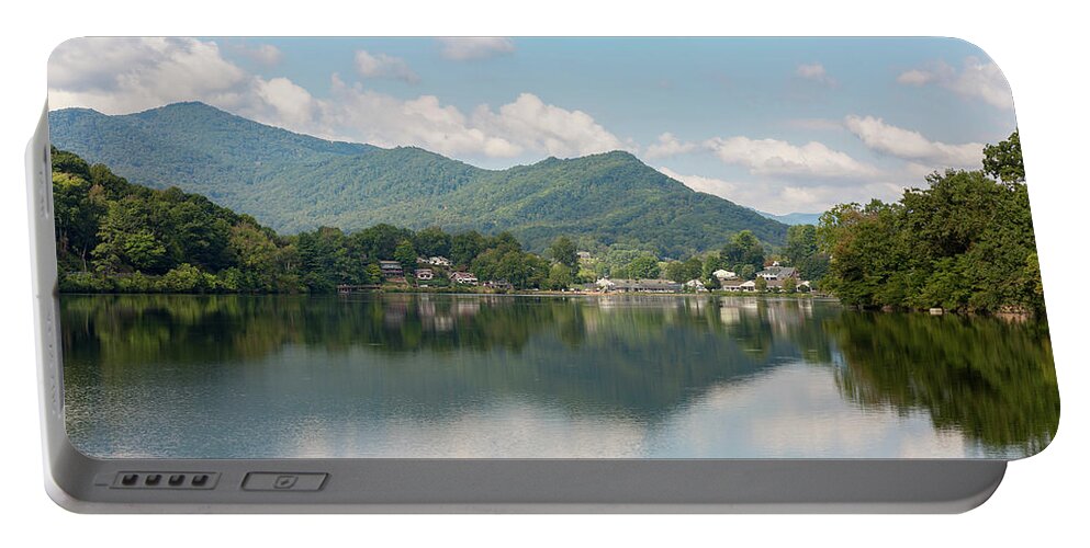 Reflections Portable Battery Charger featuring the photograph Lake Junaluska #1 - September 9 2016 by D K Wall