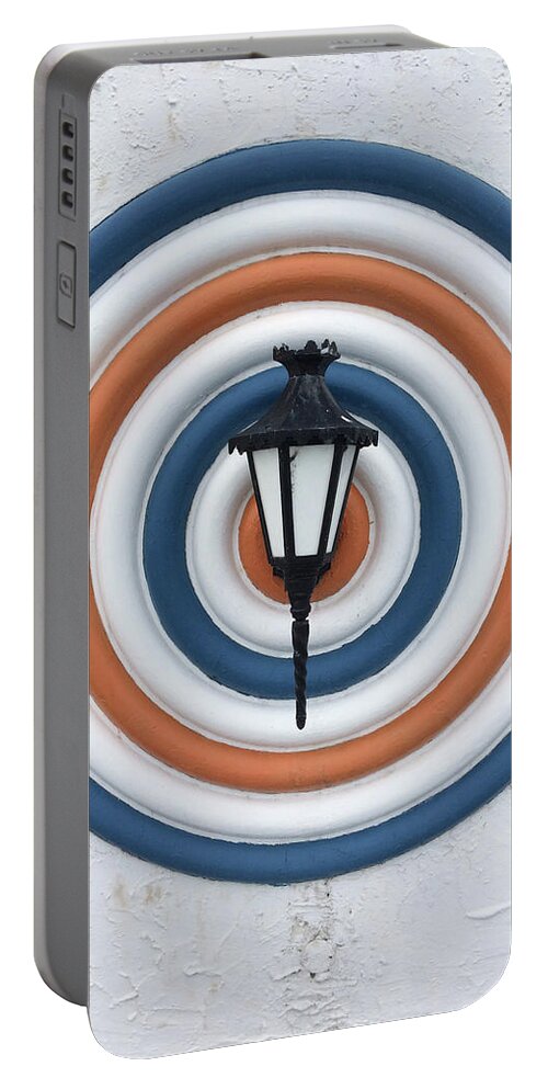 Light Portable Battery Charger featuring the photograph Lamp hits the Bullseye by Matthew Wolf