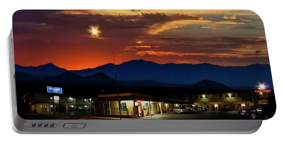 Last Chance Portable Battery Charger featuring the photograph Last Chance Motel by Micah Offman