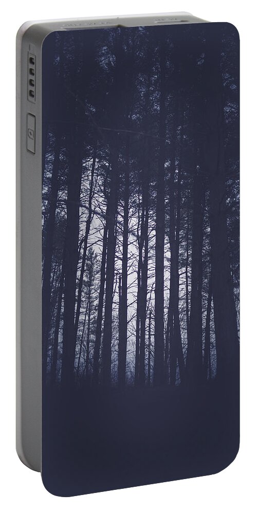 Light Portable Battery Charger featuring the photograph Last Light In The Forest by Shane Holsclaw