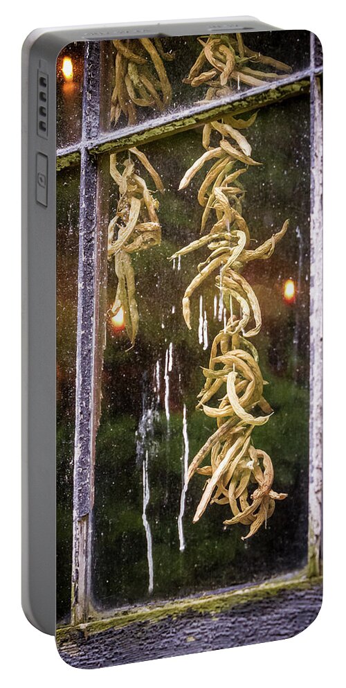 Food Portable Battery Charger featuring the photograph Leather Britches by Randall Evans