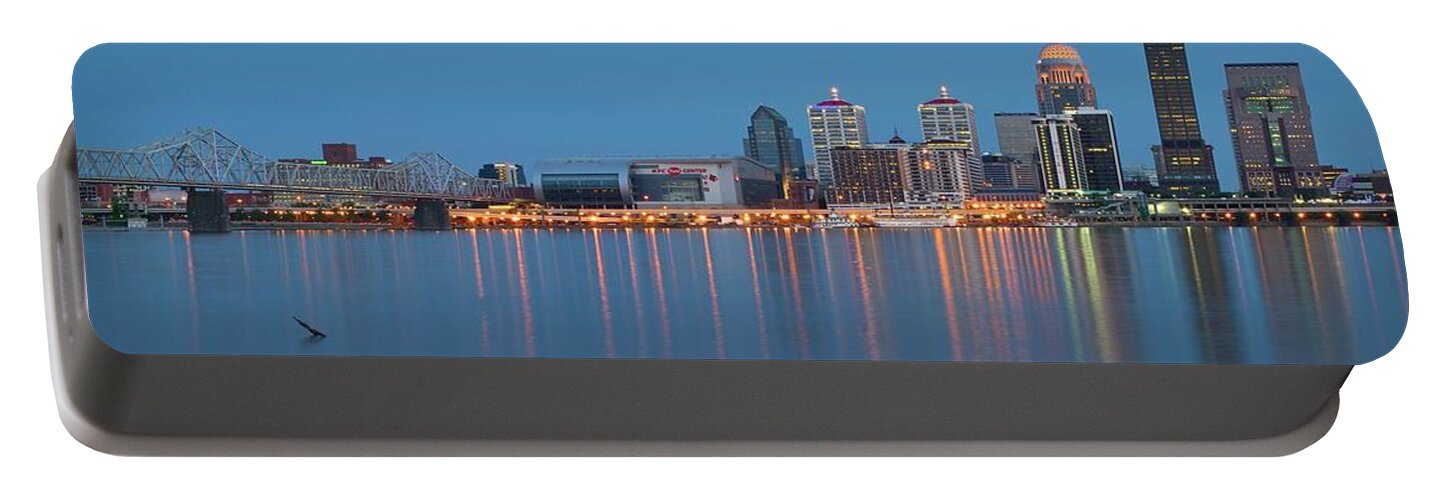 Louisville Portable Battery Charger featuring the photograph Lengthy Louisville by Frozen in Time Fine Art Photography