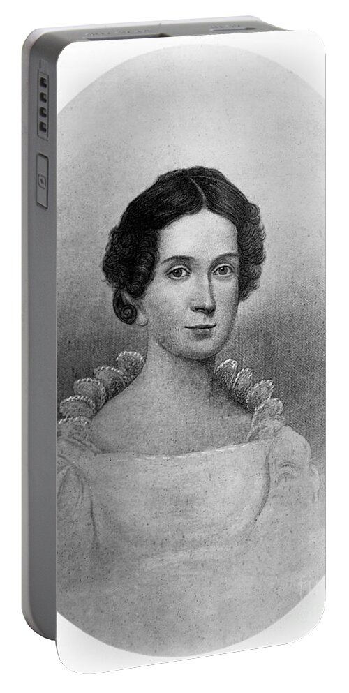 Government Portable Battery Charger featuring the photograph Letitia Tyler, First Lady by Science Source