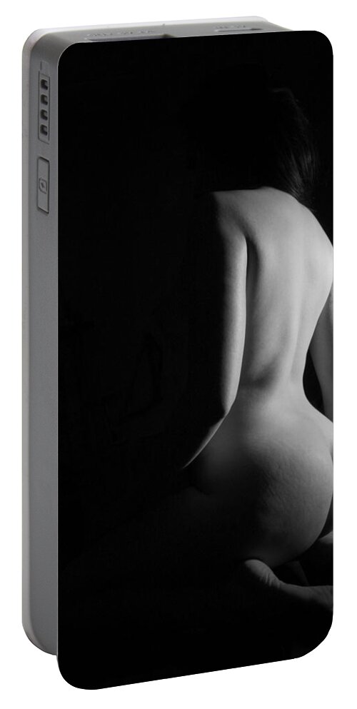 Nude Portable Battery Charger featuring the photograph Light by Joe Kozlowski