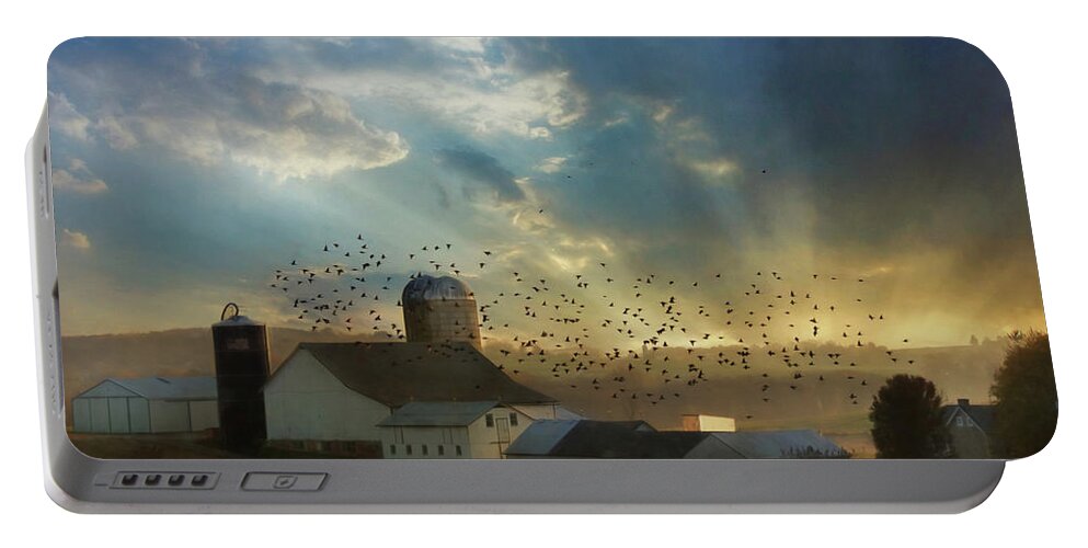 Lancaster Portable Battery Charger featuring the photograph Light of a New Day by Lori Deiter