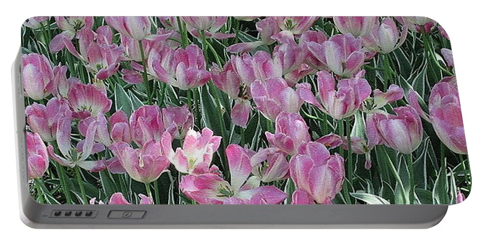 Photography Portable Battery Charger featuring the photograph Lilac Time by Kathie Chicoine