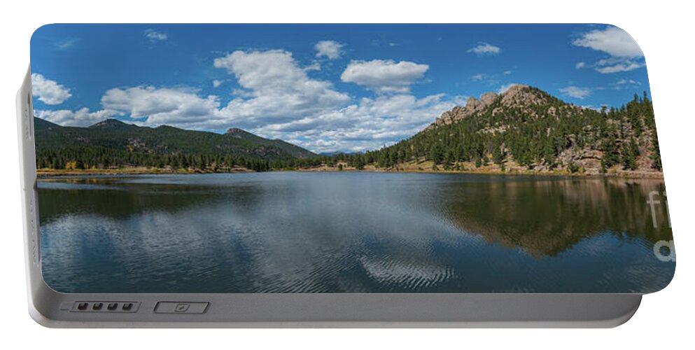 Lilly Lake Portable Battery Charger featuring the photograph Lily Lake Panorama by Michael Ver Sprill