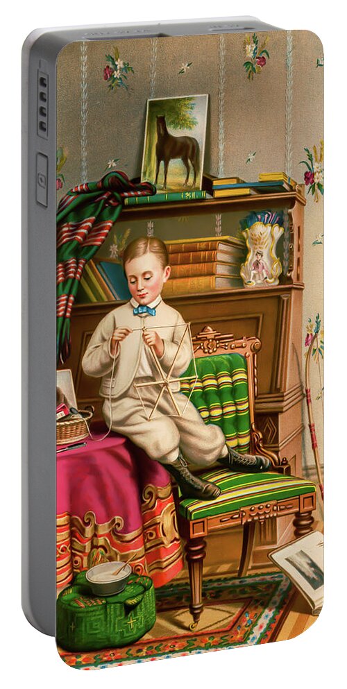 Angel Of The Sea Portable Battery Charger featuring the photograph Little Boy Barry by David Letts