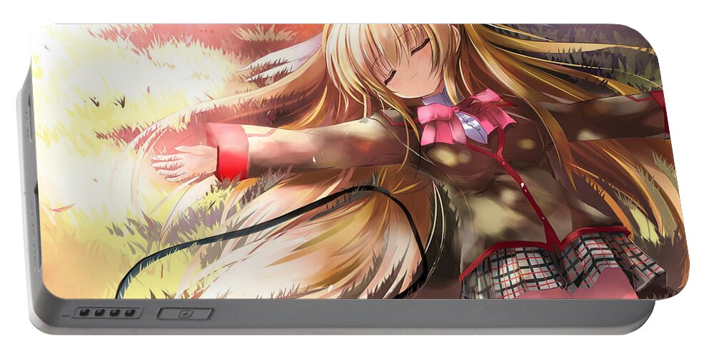 Little Busters Portable Battery Charger featuring the digital art Little Busters by Maye Loeser