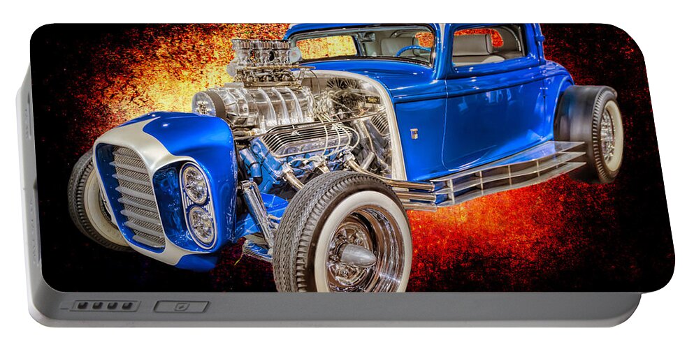 Car Portable Battery Charger featuring the photograph Little Deuce Coupe #3 by Susan Rissi Tregoning