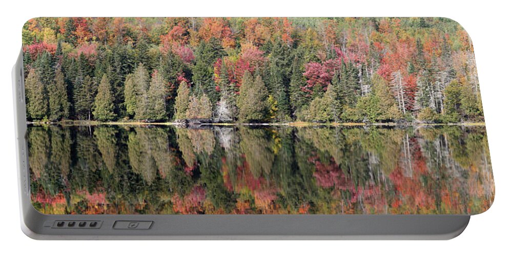 New Hampshire Portable Battery Charger featuring the photograph Little Dummer Pond Panoramic by Brett Pelletier