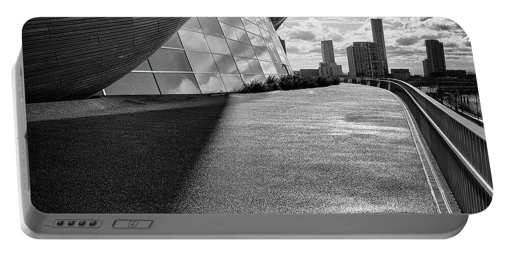 London Portable Battery Charger featuring the photograph London Aquatics Centre by Nigel R Bell