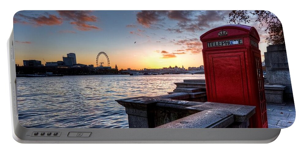 London Portable Battery Charger featuring the photograph London by Jackie Russo