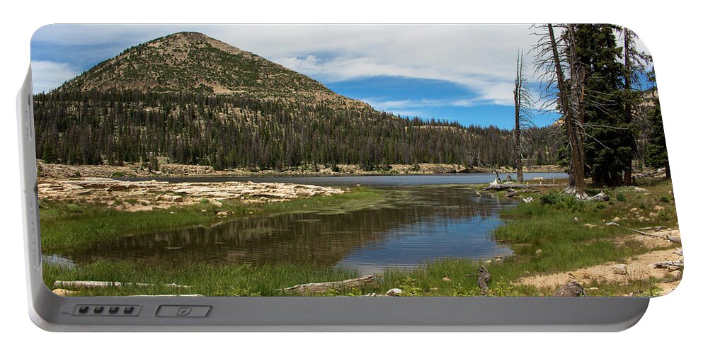 Utah Portable Battery Charger featuring the photograph Long Lake - 2 by K Bradley Washburn