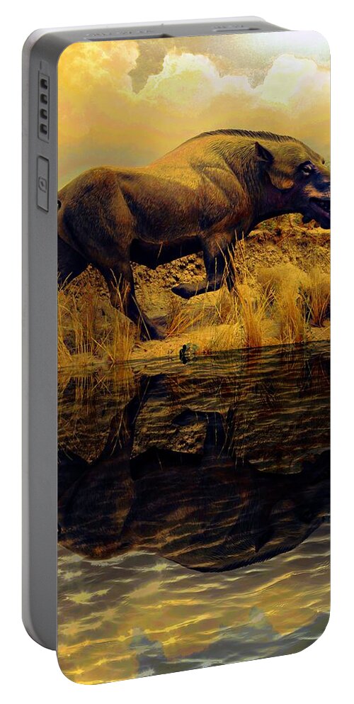 Prehistoric Portable Battery Charger featuring the photograph Long, Long Ago by Phyllis Meinke
