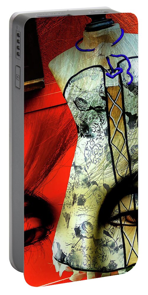 Summer Portable Battery Charger featuring the photograph Looking for a summer dress by Gabi Hampe