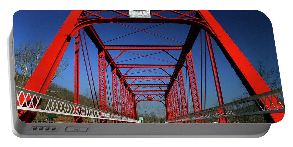 Bridge Portable Battery Charger featuring the photograph Lost Bridge by Melissa Mim Rieman
