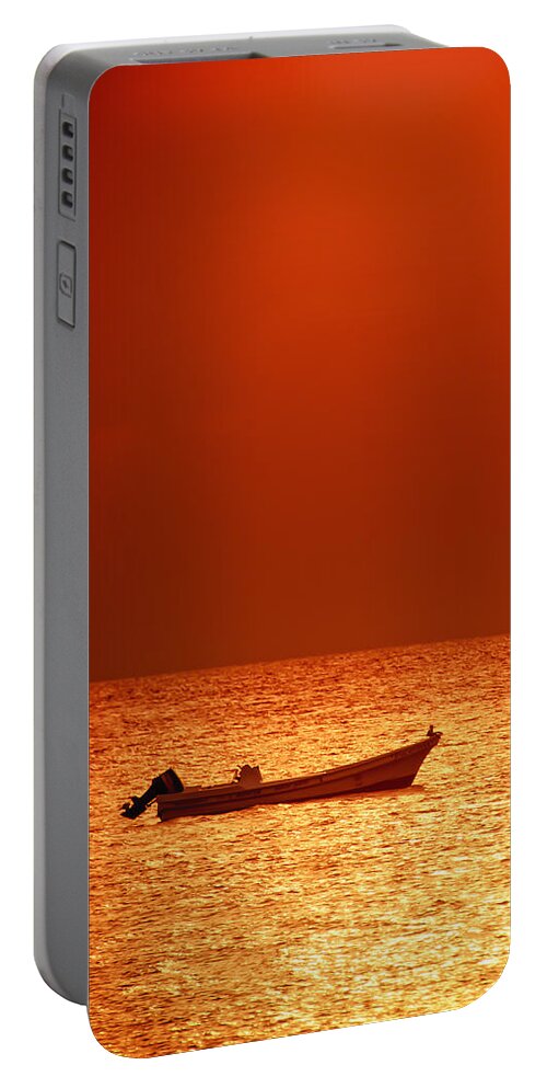 Adrift Portable Battery Charger featuring the photograph Lost by Charles Dobbs