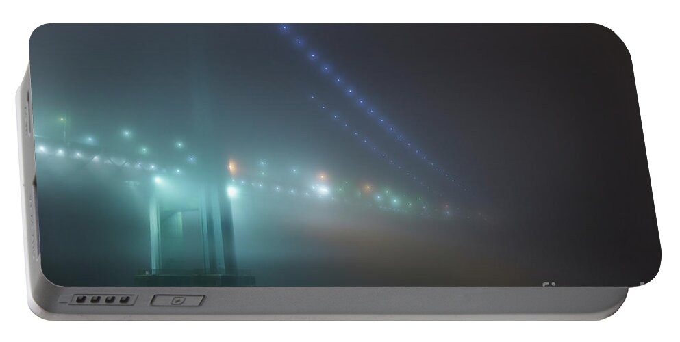 Kremsdorf Portable Battery Charger featuring the photograph Lost In Fog by Evelina Kremsdorf