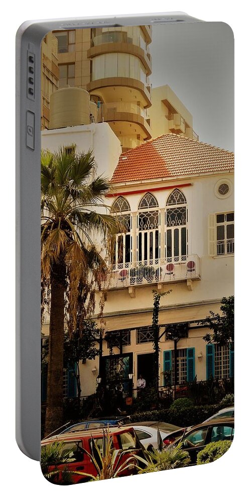 Beirut Portable Battery Charger featuring the photograph Lost in the urban jungle Beirut by Funkpix Photo Hunter