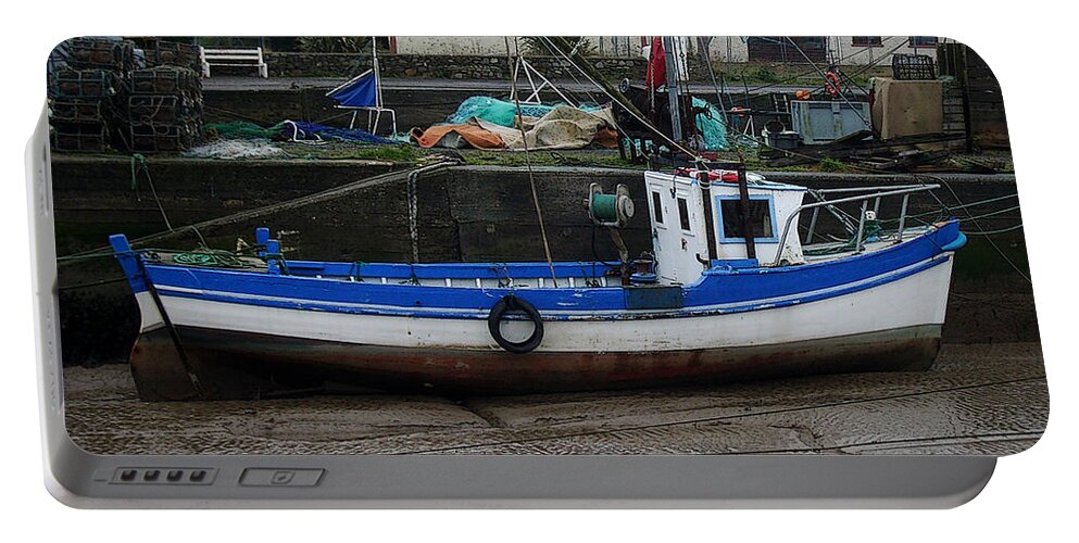 Boat Portable Battery Charger featuring the photograph Low Tide by Tim Nyberg